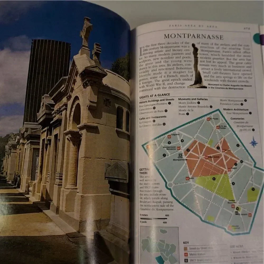 Paris France DK Eyewitness Travel Guides 2007 Illustrated Softcover -